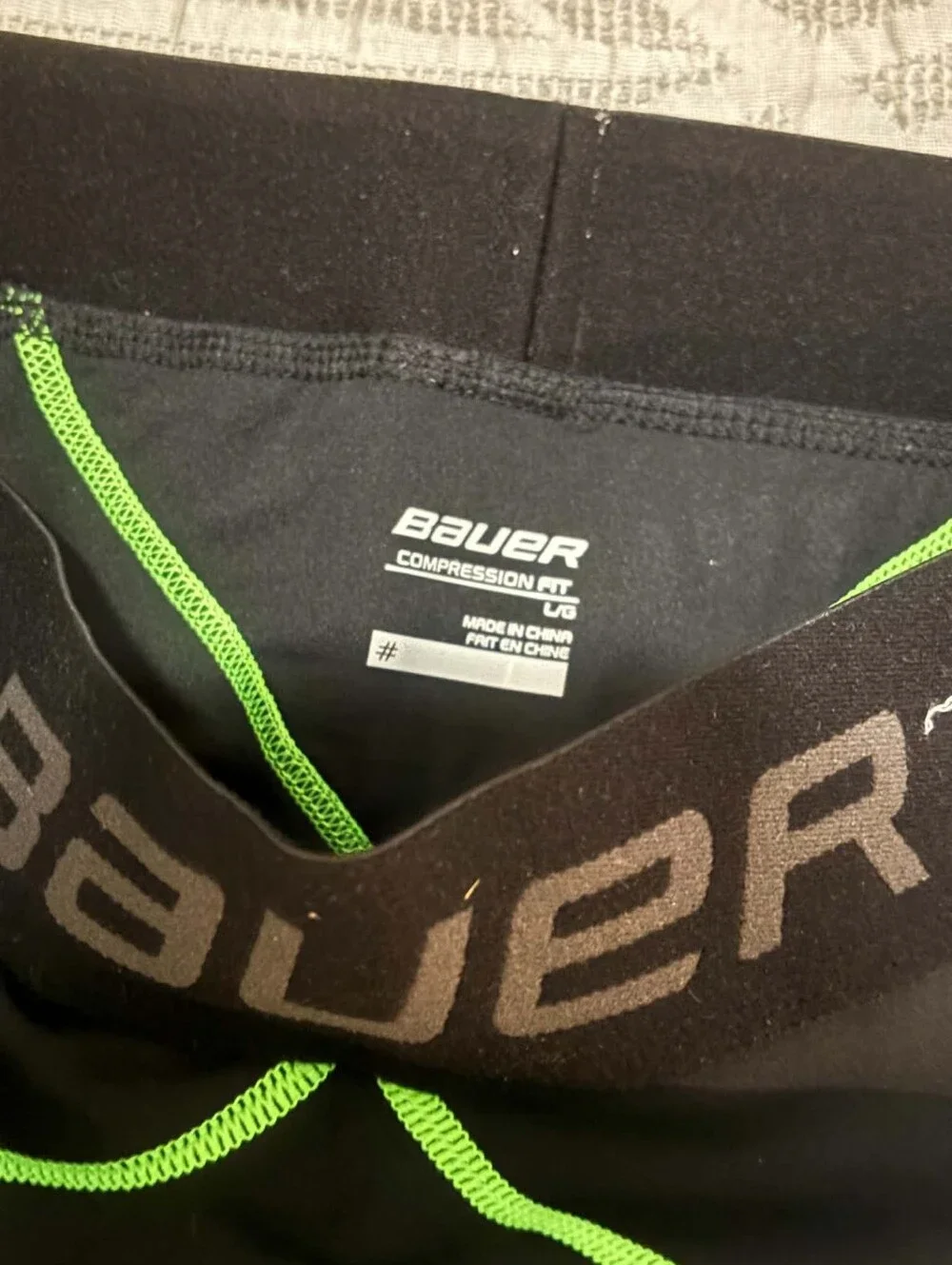Bauer Pro Core 1.0 Compression Fit Jock Pant, Size Men’s Large New With Tags